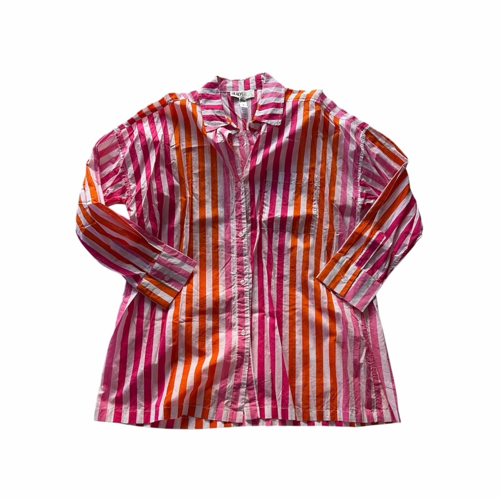 Beach Riot Wmn’s L Petite Alexa Top‎ in Sunset Stripes Beach Boho Vacation